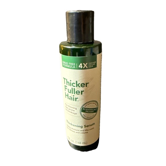 Thicker Fuller Hair Thickening Serum for Thinning Hair 5 Oz Caffeine Energizer
